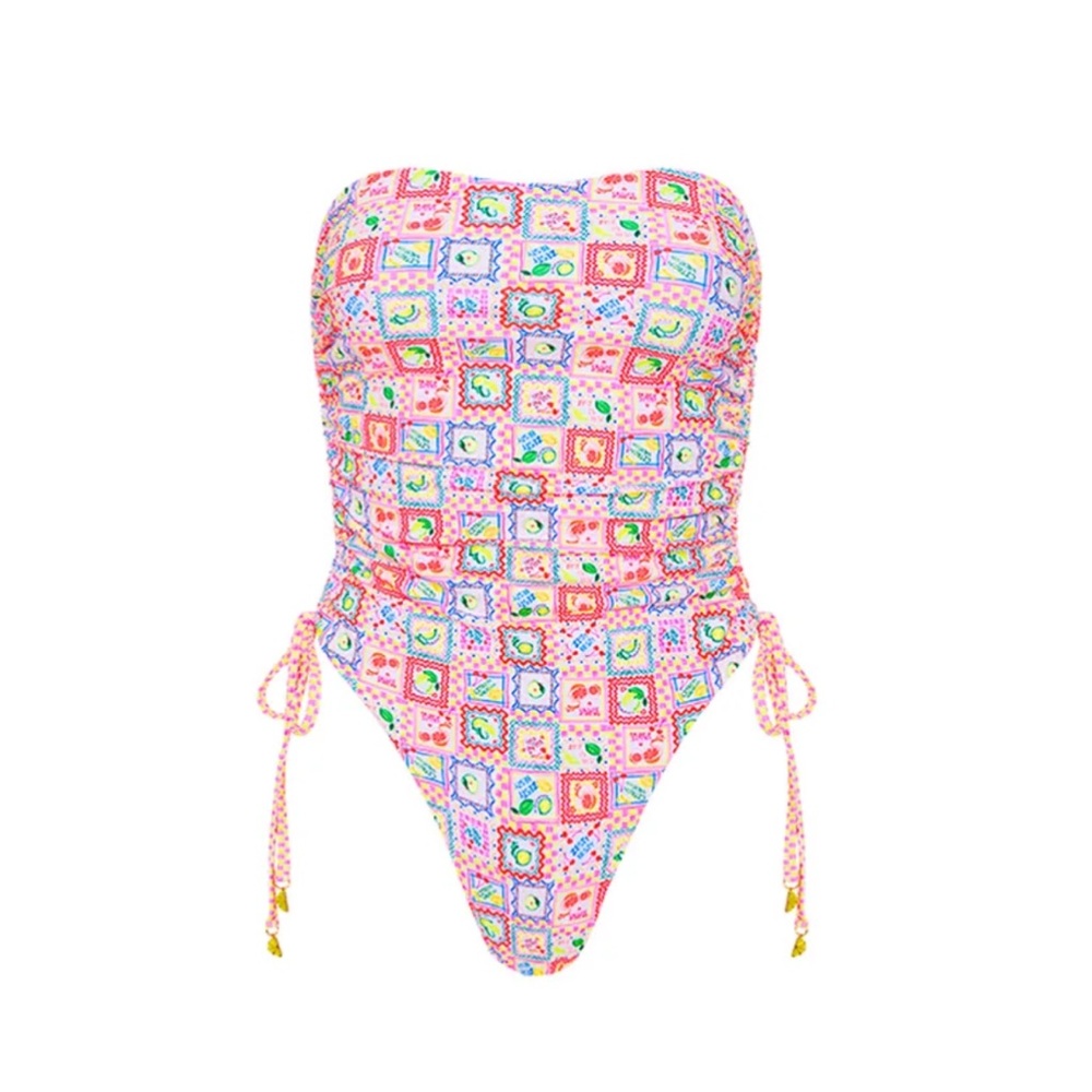 Kulani Kinis Citron Coast Ruched One Piece